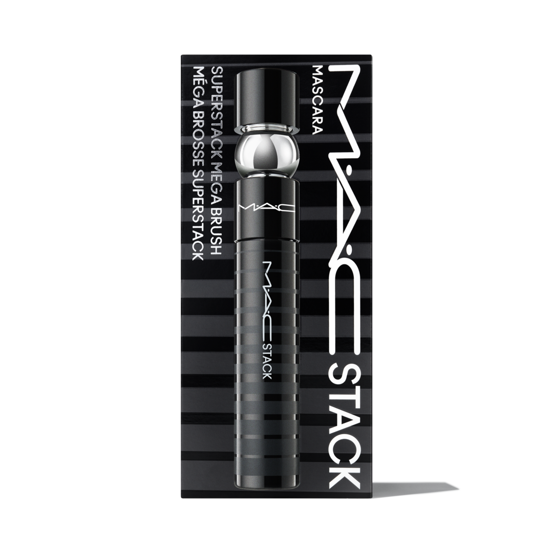 M·A·CStack Megabrush Mascara Deluxe Sample, Black Stack, 3 מ"ל