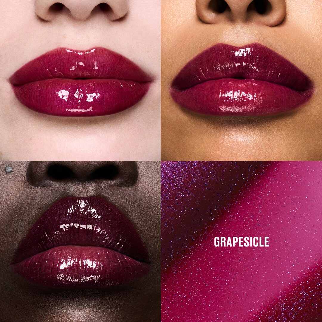 Lipglass Cushion High-Pigment Oil, Grapesicle, 5 מ"ל