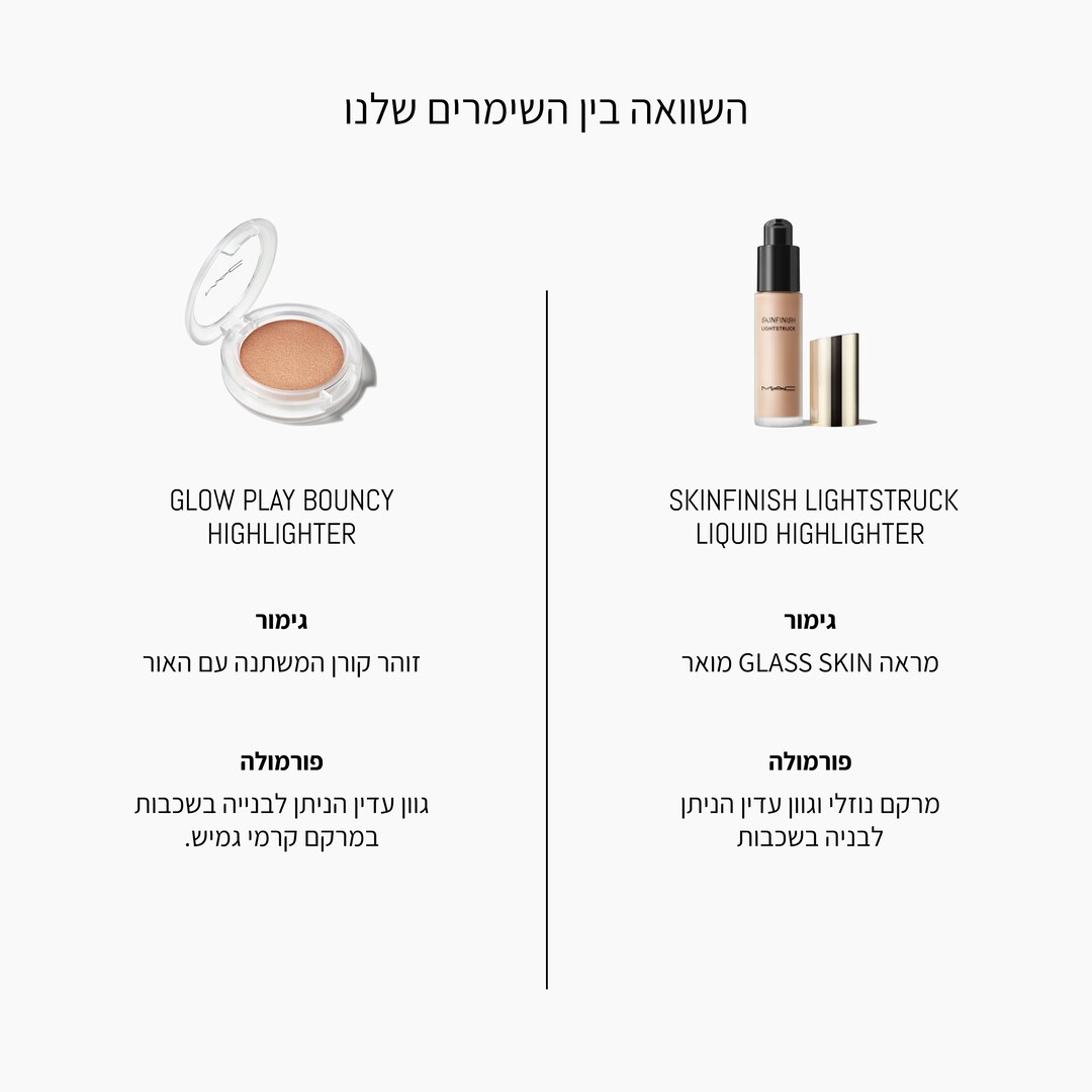 Glowplay Bouncy Highlighter, Cloud Candy , 7.5 גרם