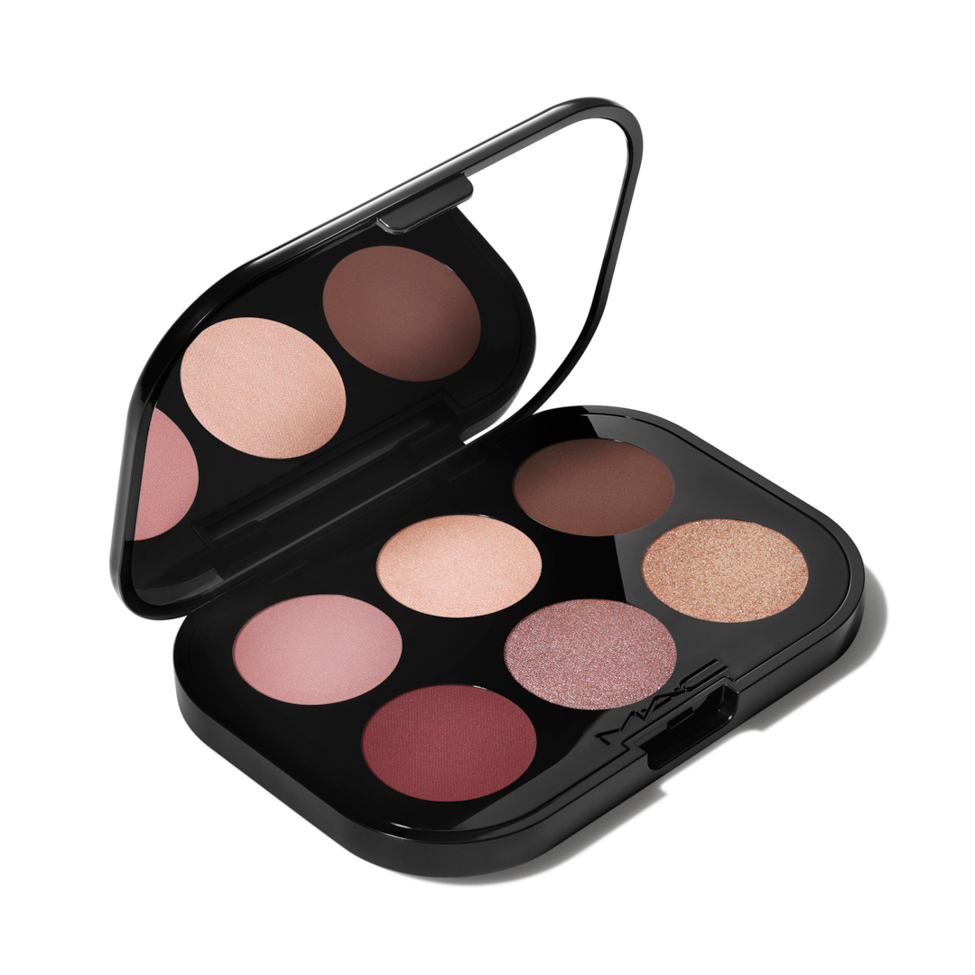 CONNECT IN COLOUR EYE SHADOW PALETTE X6 / EMBEDDED IN BURGUNDY