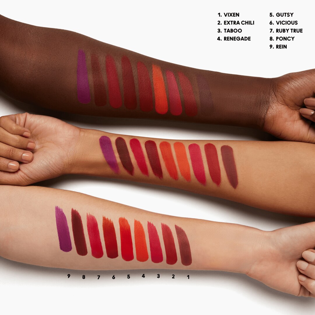 Labial M·A·C Locked Kiss 24hr, RENEGADE, 1.8 g / 0.06 oz