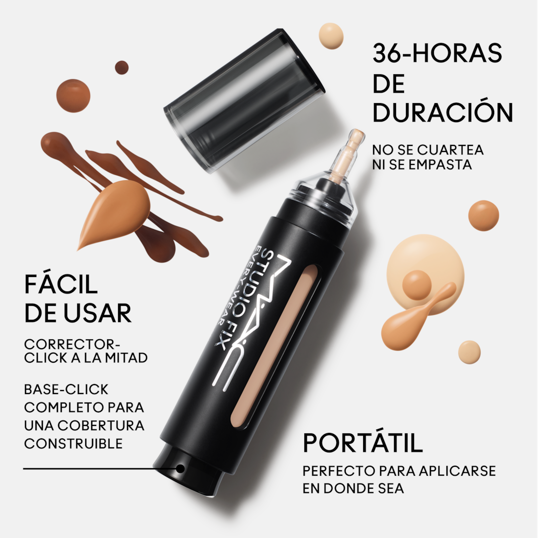 2 en 1 / Base y Corrector Studio Fix Every-Wear All-Over Face Pen, NC13, 12ml