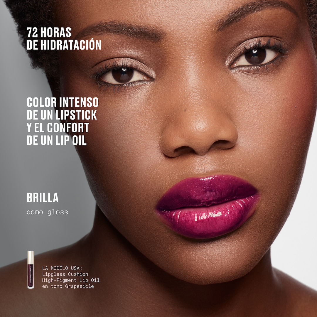 Lipglass Cushion High-Pigment Oil, Grapesicle, 5ml