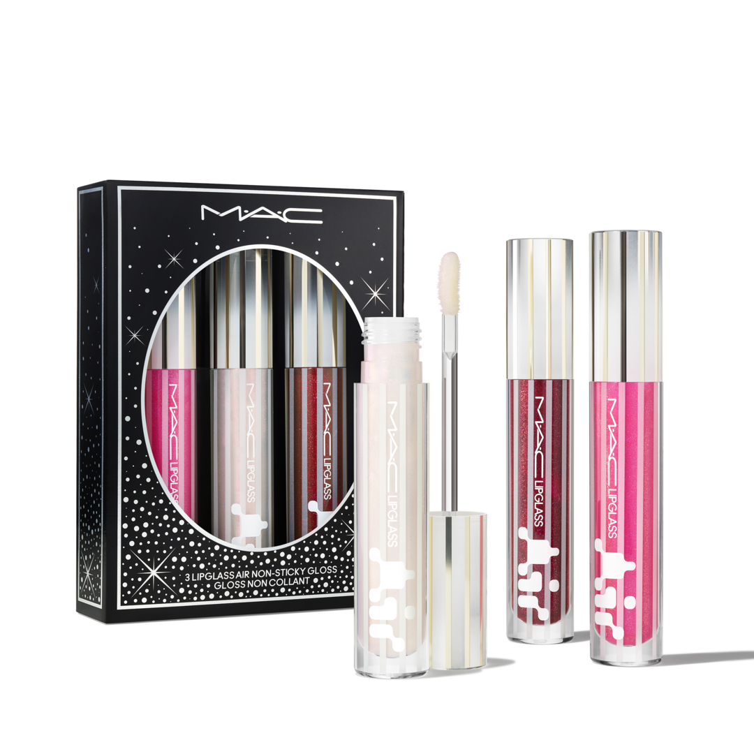 Set de labios Festive Affair Lipglass Air Trio / Holiday, 15ml