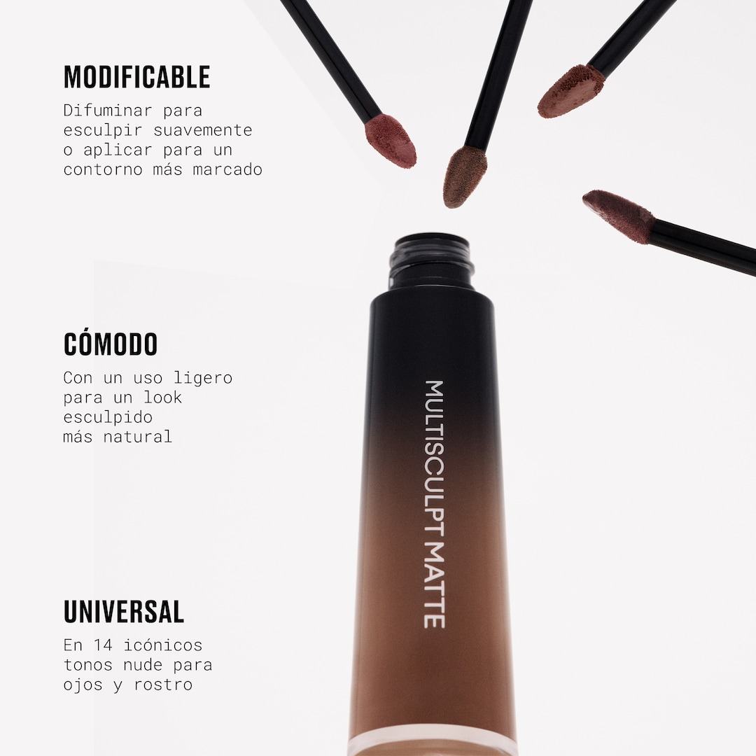 Sombra Líquida 2 EN 1 Multisculpt Matte Liquid Eyeshadow And All-Over Colour, Pinot Noir, 4ml