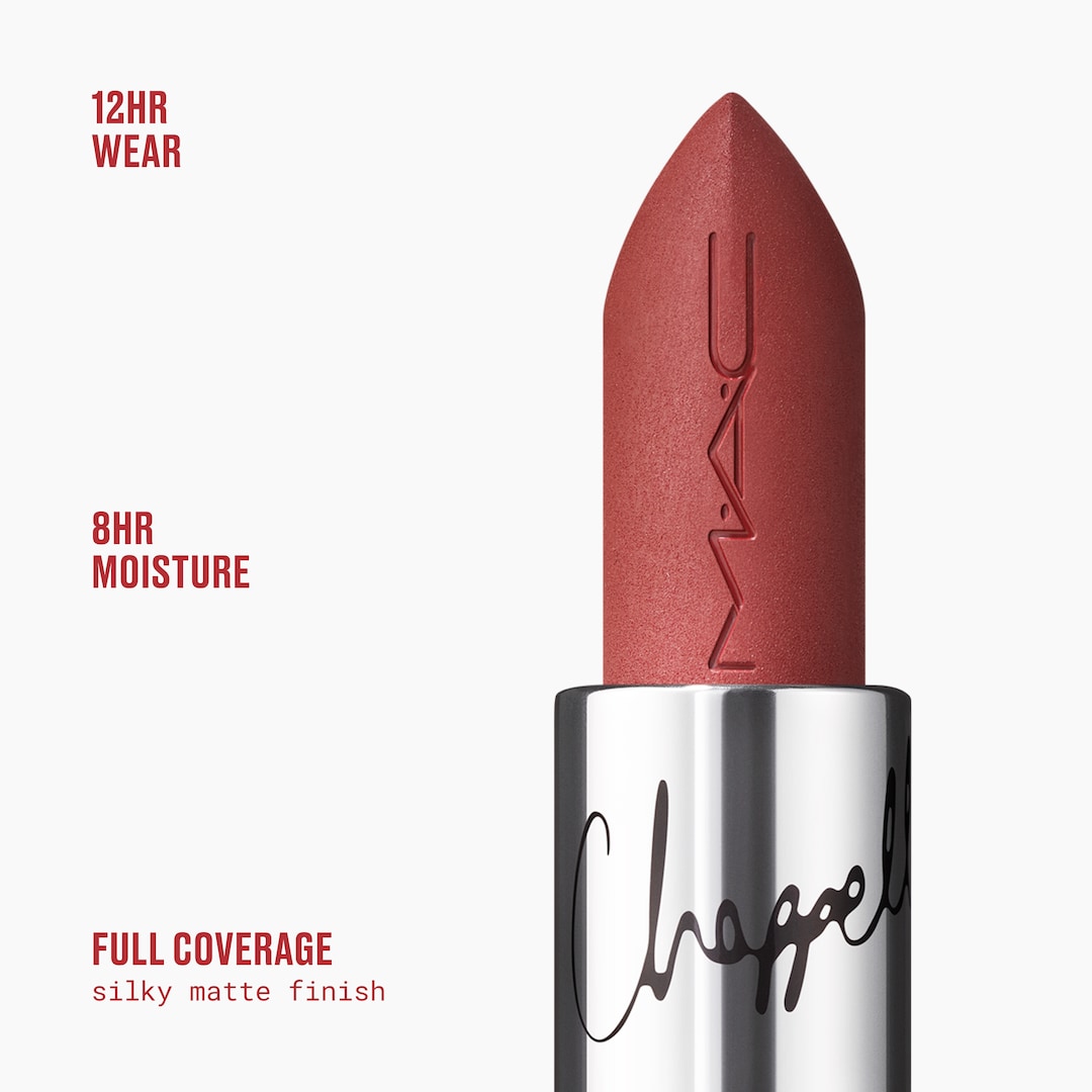Viva Glam MACximal Silky Matte Lipstick, UnNatural Red Head, 3.5g