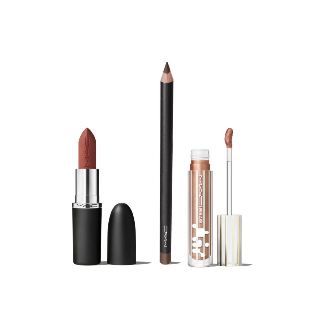 Labial Toasty Nude Lip Combo by Maca Beso Labial Toasty Nude Lip Combo by Maca Beso, Warm Teddy