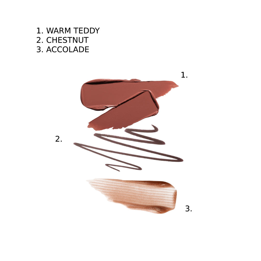 Labial Toasty Nude Lip Combo by Maca Beso Labial Toasty Nude Lip Combo by Maca Beso, Warm Teddy