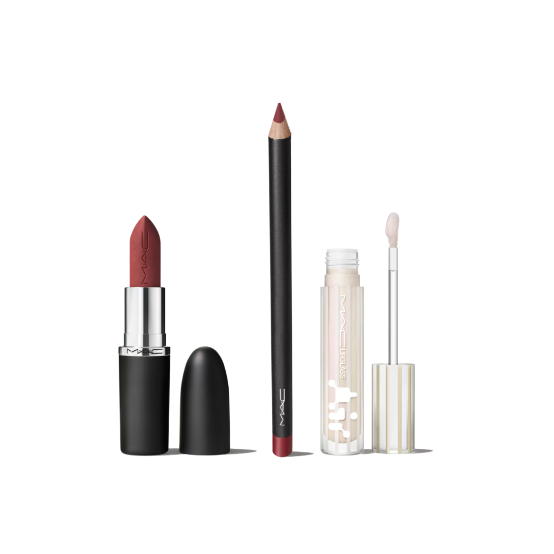 Labial Warm Blush Brown Lip Combo by Ale Capetillo SET EDICIÓN LIMITADA, Go Retro