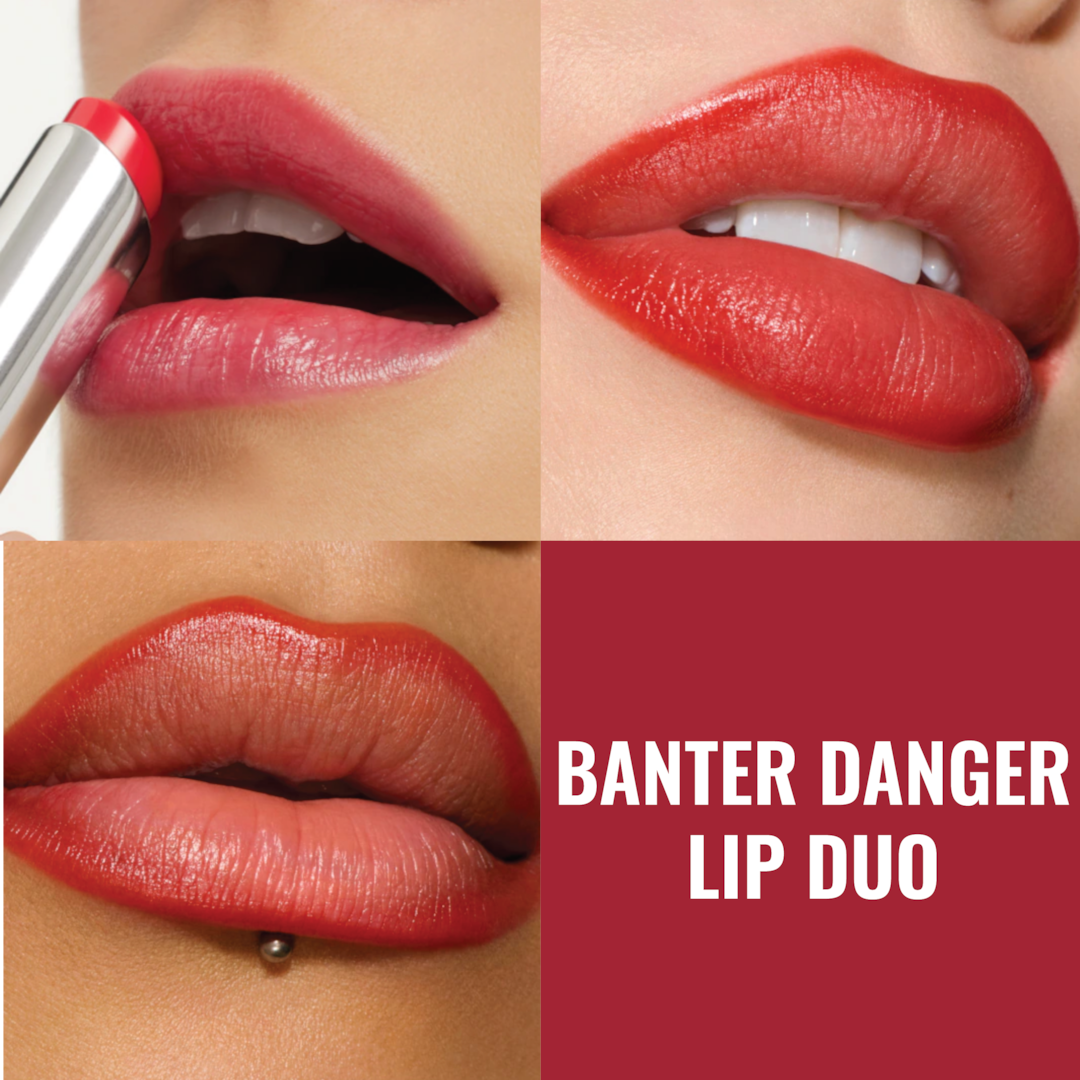 M·A·C - Set de labios: Banter Danger Lip Duo EDICIÓN LIMITADA, 3.25 gm