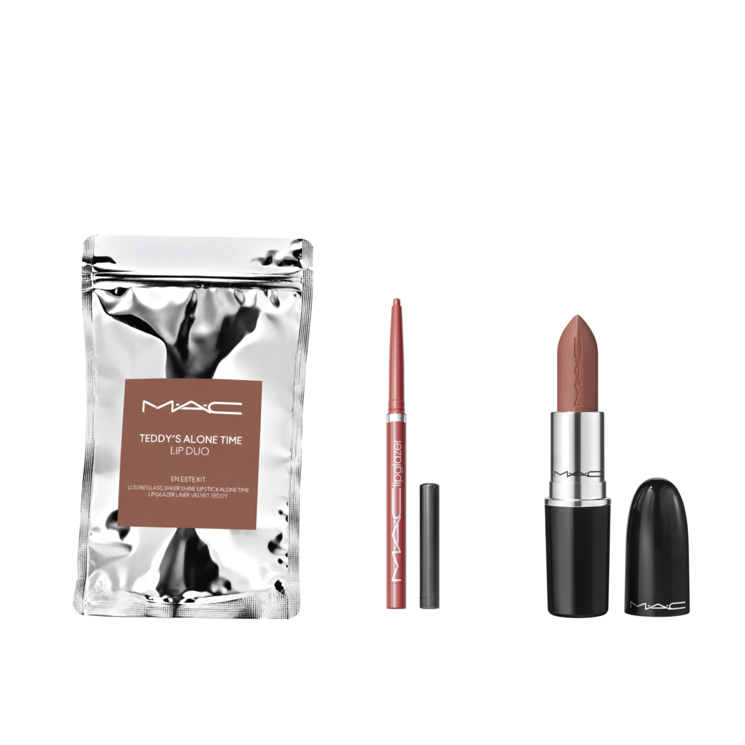 M·A·C - Set de labios: Teddy's Alone Time Lip Duo EDICIÓN LIMITADA, 3.25 gm