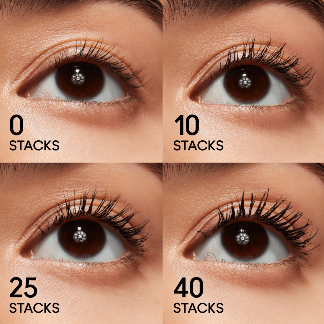 Máscara de Pestañas M·A·CStack Waterproof, Black Stack, 12ml