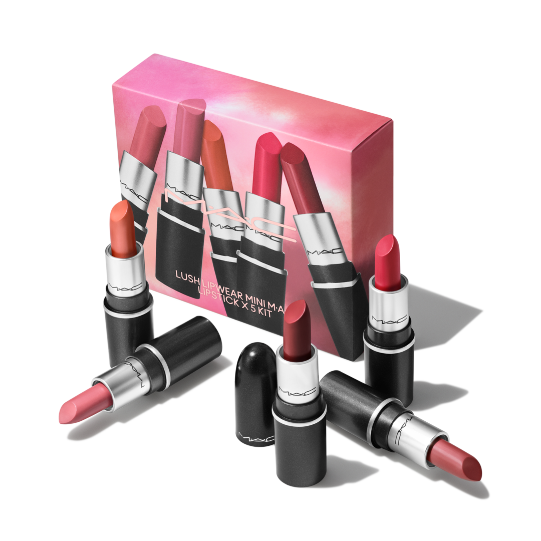 Lush Lipwear Mini MAC Lipstick x5 Kit