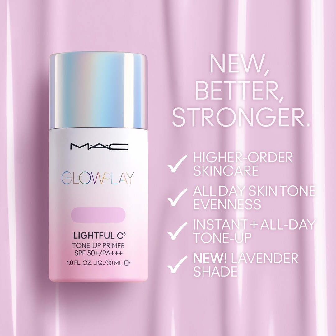 Glow Play Lightful C3 Tone-Up Primer, Freshly Peached, 30ML