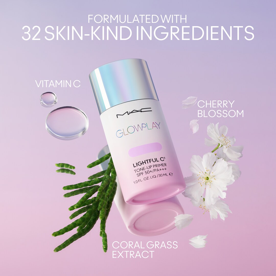 Glow Play Lightful C3 Tone-Up Primer, Freshly Peached, 30ML