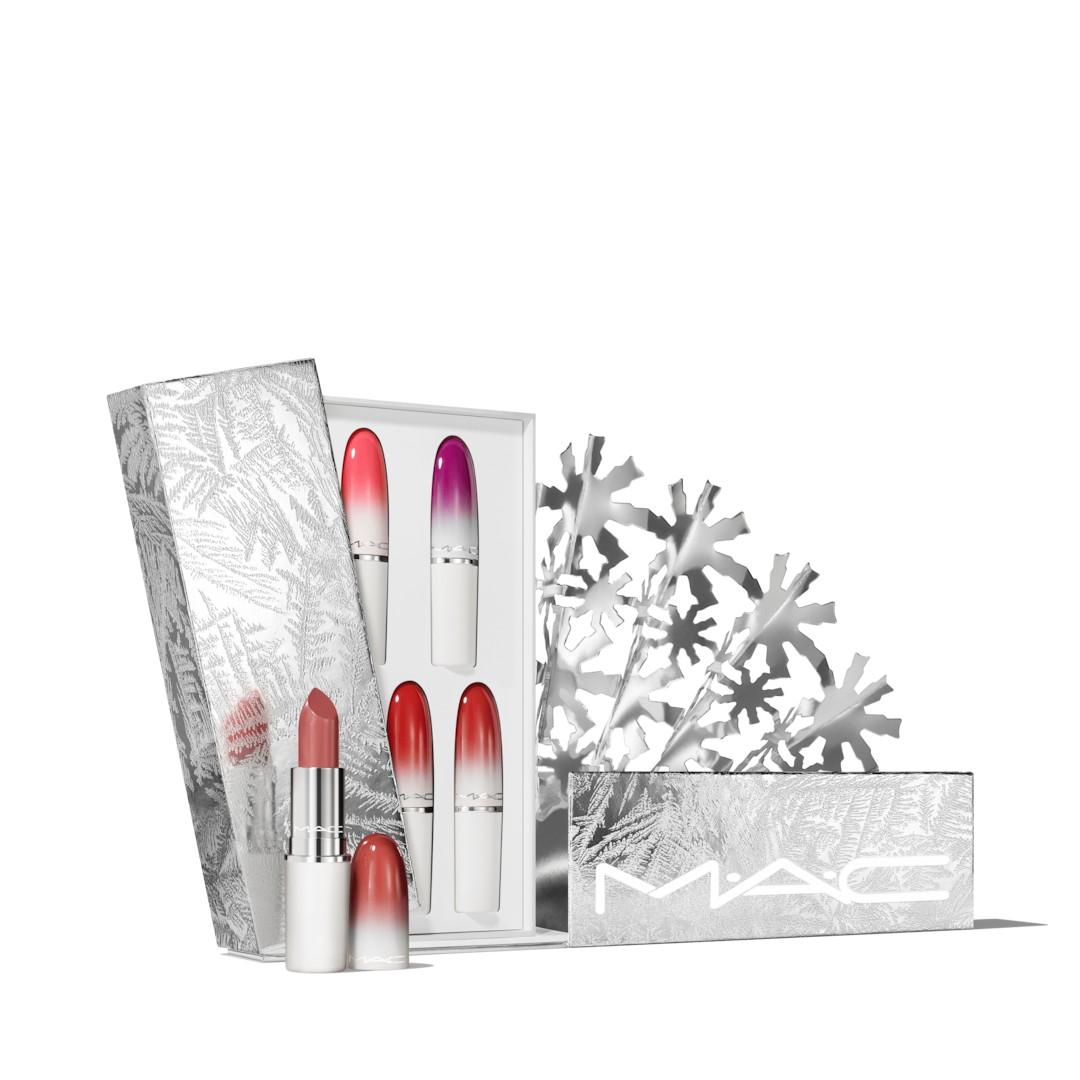 Frostbitten Kiss Lustreglass Lipstick x 5: Fresh Shades (Worth 550 QAR)