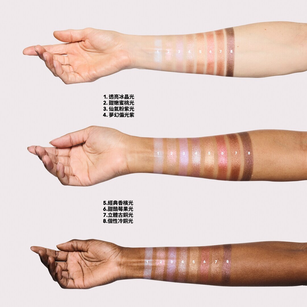 Glowplay Bouncy Highlighter 超漾光奶凍幻彩餅, WIND CHILL 透亮冰晶光
