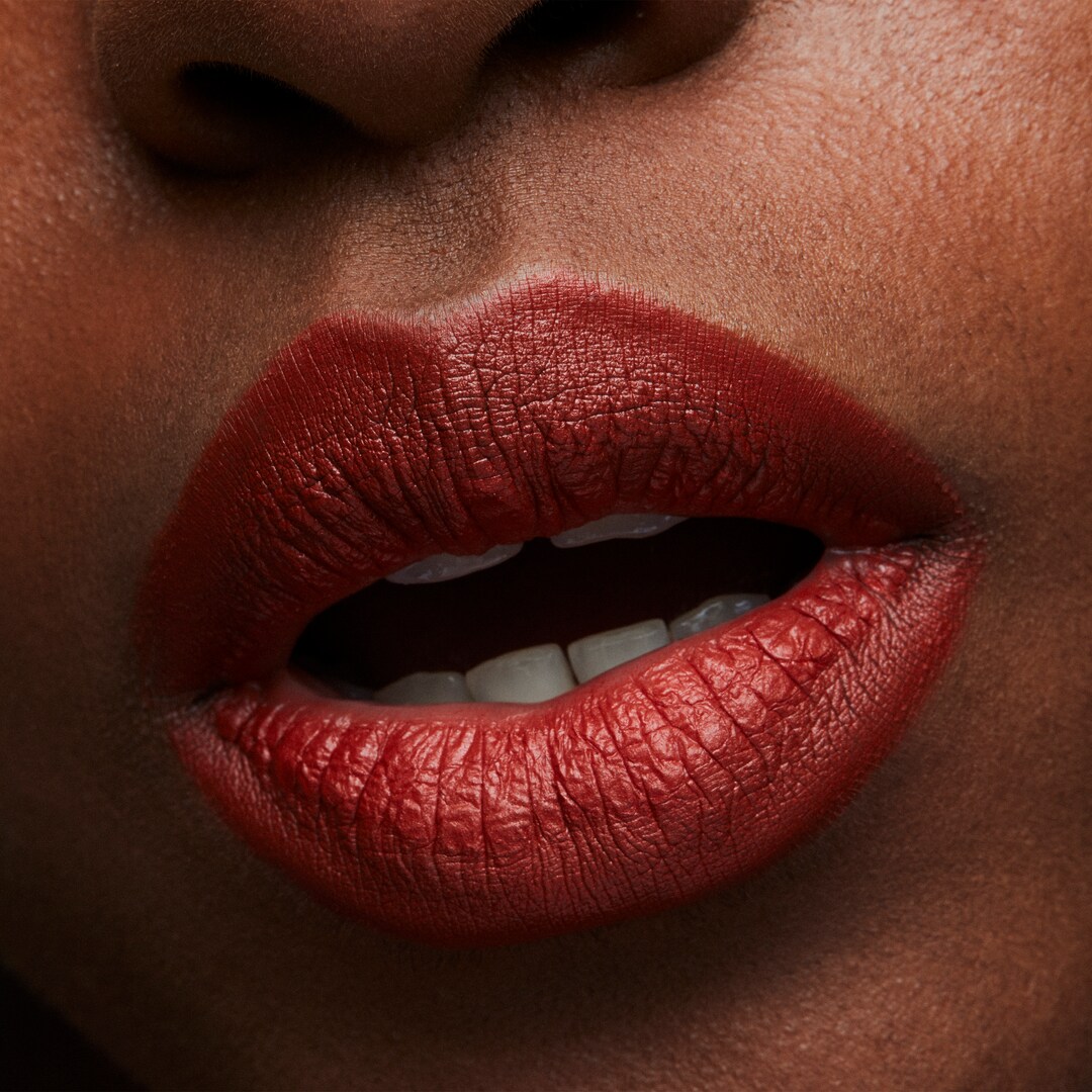 dark red lipstick swatches