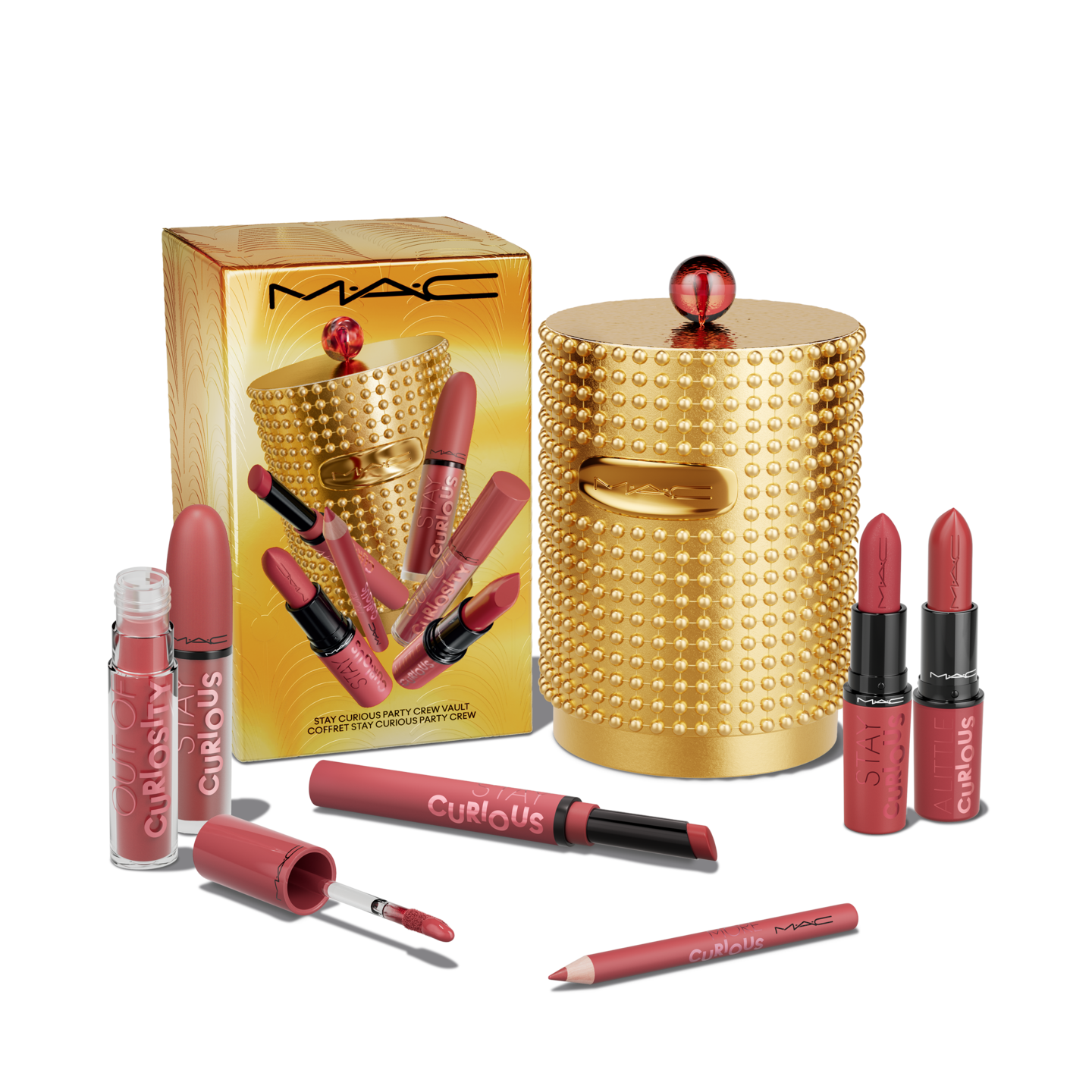 MAC Velvet Teddy’s Party Crew Vault outlet lipstick set