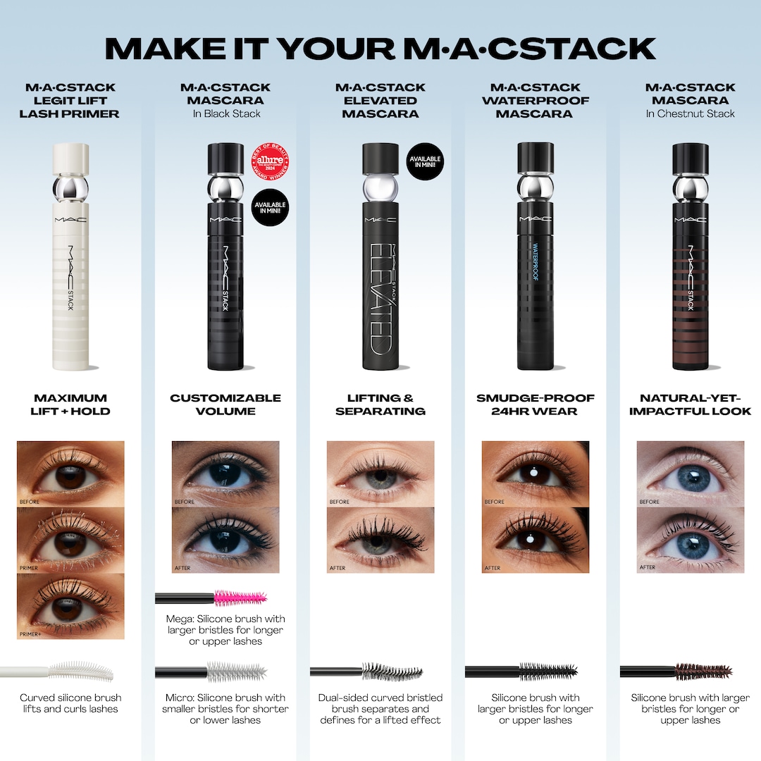 MAC★+165%リフト!マスカラ★MACStack Elevated Mascara MACStack Elevated Mascara | Lengthening + Curling Mascara