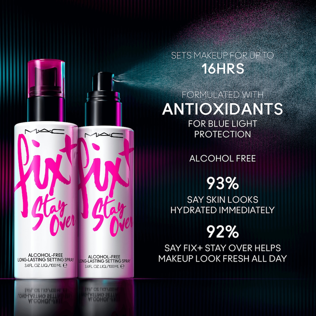 Fix+ Stay Over Alcohol-Free 16HR Setting Spray / M·A·C | MAC Cosmetics - Official Site