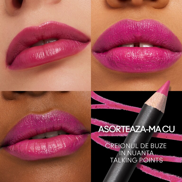 M·A·Cximal Sleek Satin Lipstick, Popstar Pink, 3.5g