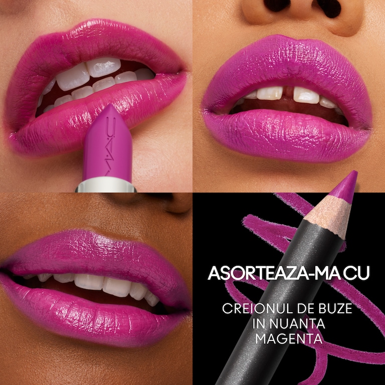 M·A·Cximal Sleek Satin Lipstick, Violet Vaport , 3.5g