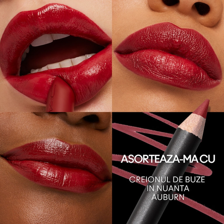 M·A·Cximal Sleek Satin Lipstick, Dubonnet, 3.5g