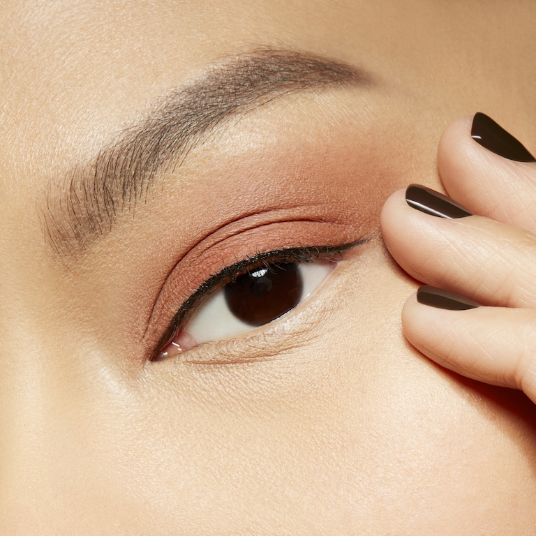 MOODY BLOOMSEye Shadow, Brown Script, 1.5g, Model, Light Skin Tone