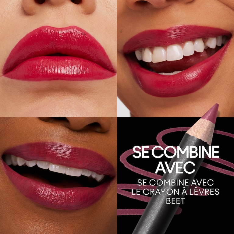 M·A·Cximal Sleek Satin Lipstick, 3.5 g, Maraschino, Much?, Model