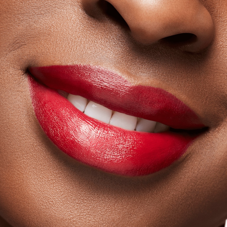 Project WHLipstick / M·A·C X Whitney Houston, Nippy's Sensual Red, 3g, Model, Deep Skin Tone