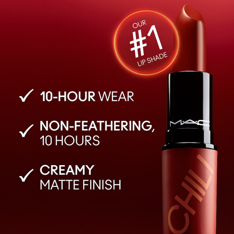 Chili's CrewMatte Lipstick / M·A·C Chili's Crew, Chili, 602, 3g