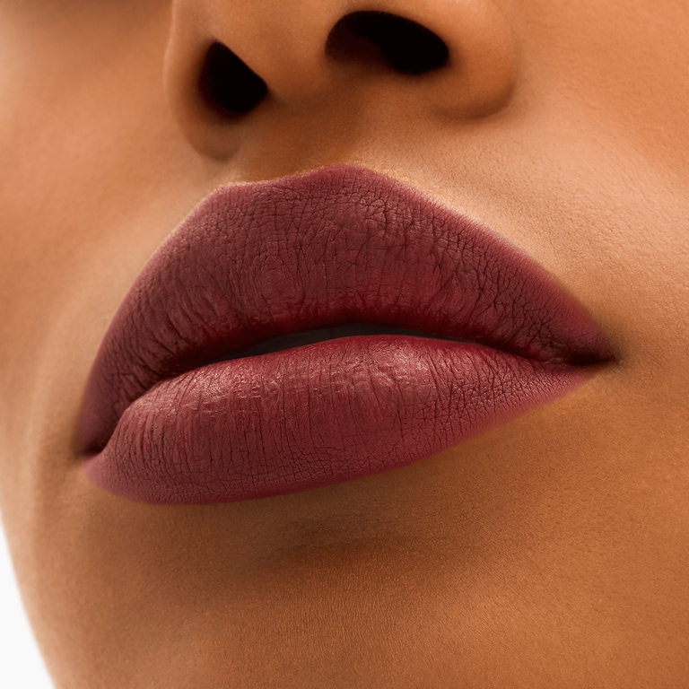 M·A·C Locked Kiss 24hr Lipstick, Vixen, 1.8g, Model, Deep Skin Tone