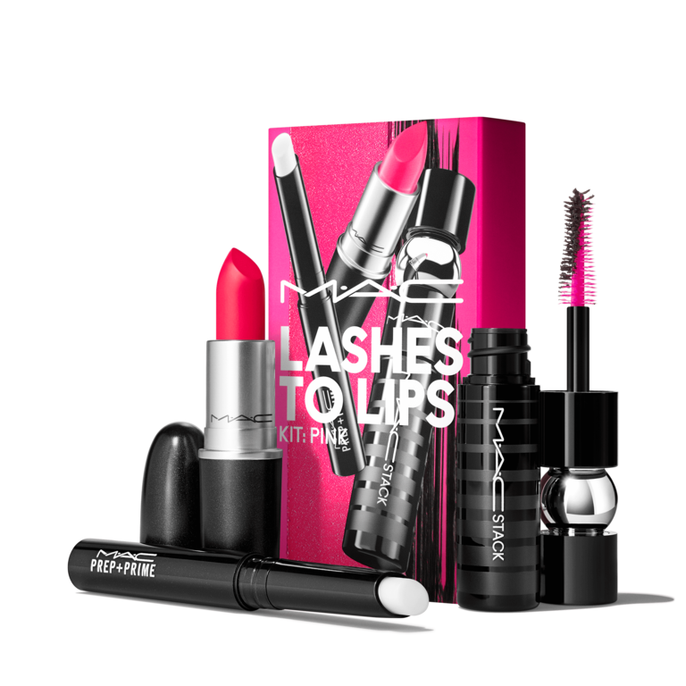 Lashes To Lips Kit, Pink, Product Shot
