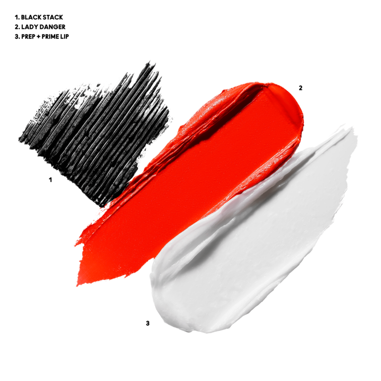 Lashes To Lips Kit, Red, Smoosh