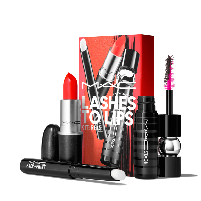 Lashes To Lips Kit, Red, Product Shot