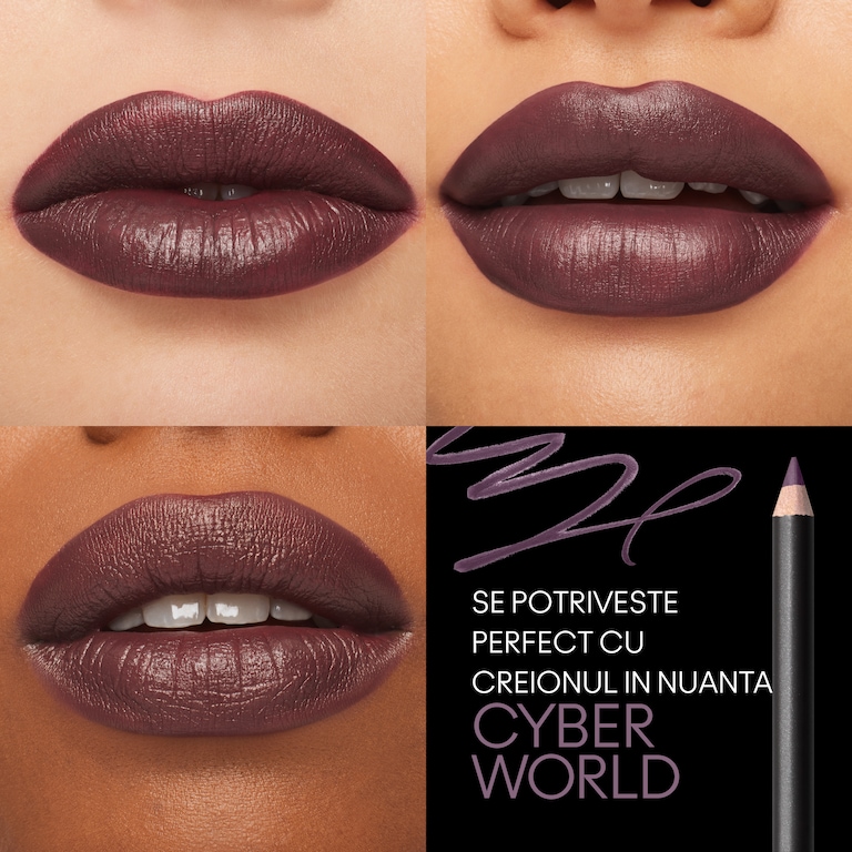 Macximal Silky Matte Lipstick, Smoked Purple , 3.5g