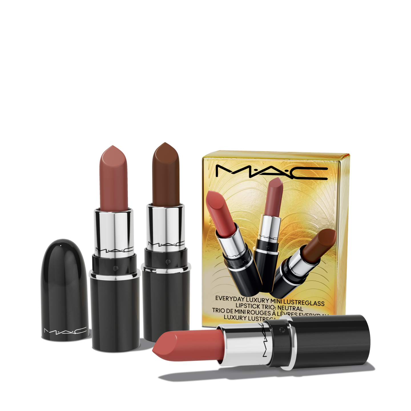 Everyday Luxury Mini Lustreglass Lipstick Trio | MAC Cosmetics