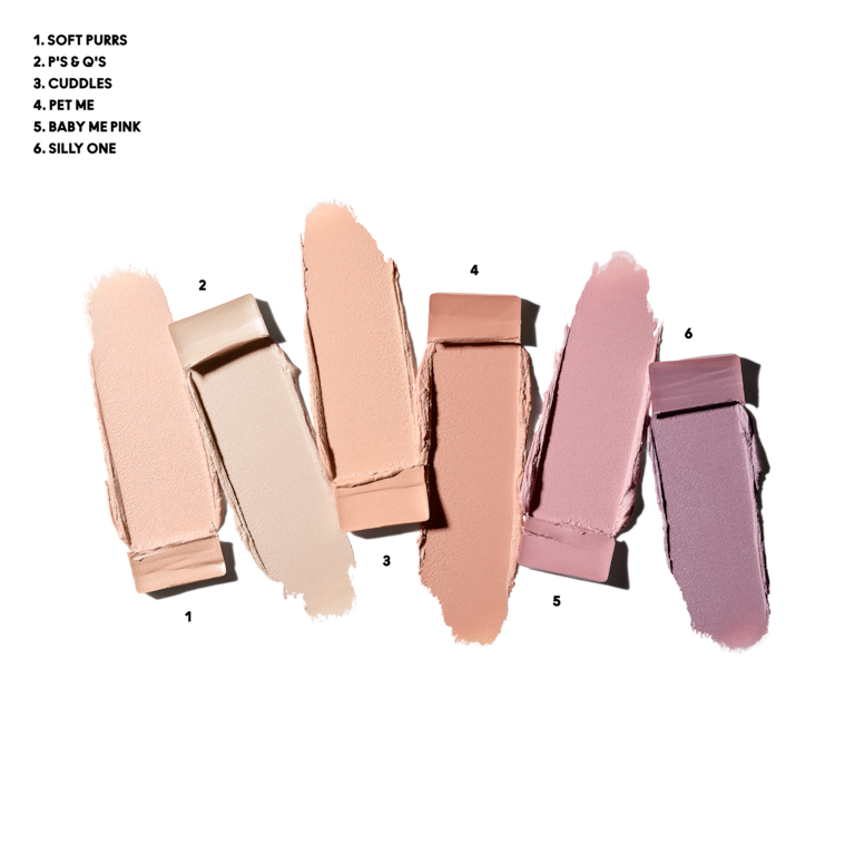 M'A'C Highlights X6 Palette, Soft Purrs|+|Baby Me Pink|+|Pet Me|+|Cuddles|+|P's & Q's|+|The Silly One, 6g