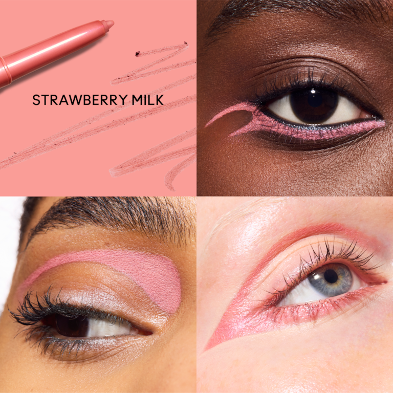 M·A·C Colour Excess Gel Pencil Eye Liner, 0.35 g, Strawberry Milk, Model, multiple
