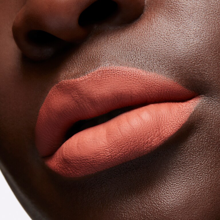 M·A·C Locked Kiss M·A·C Locked Kiss Liquid Lipcolour, Meticulous, 4ml, Model, Deep Skin Tone