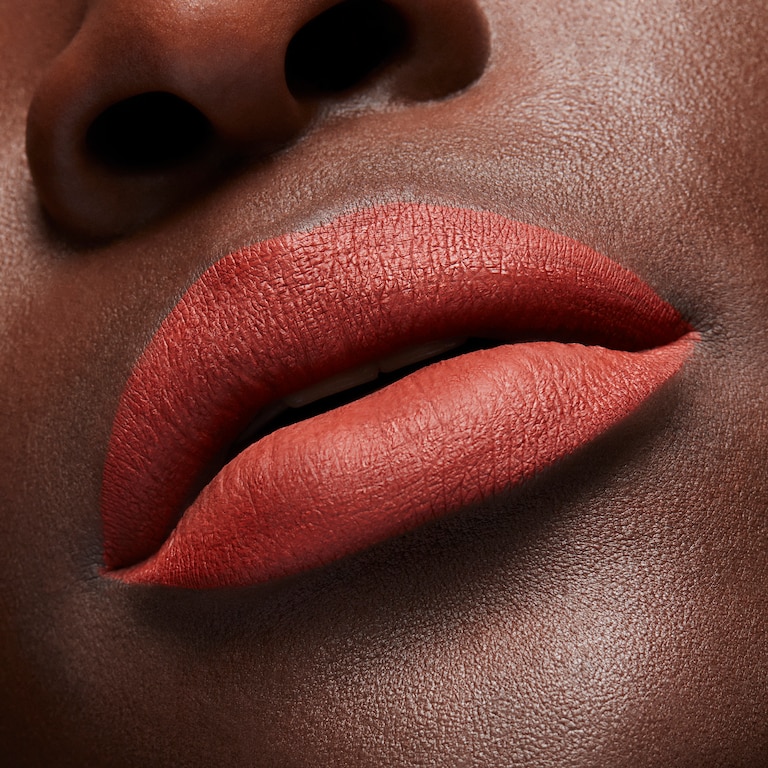 M·A·C Locked Kiss M·A·C Locked Kiss Liquid Lipcolour, Sophistry, 4ml, Model, Deep Skin Tone