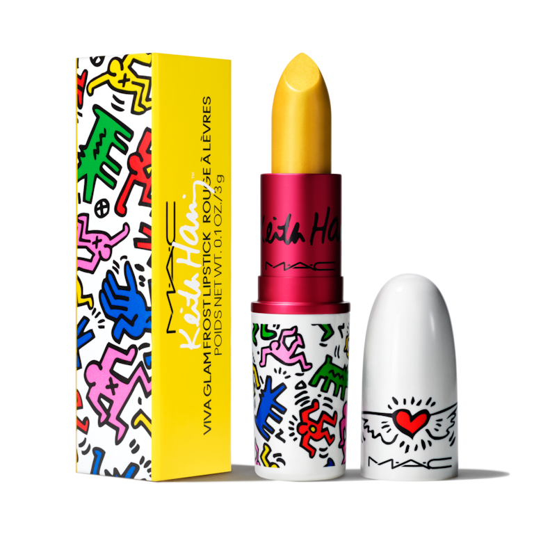 Lipstick / VIVA GLAM X KEITH HARING, St. Marks Yellow, 3g, Product Shot