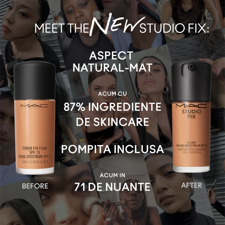Studio Fix Fluid SPF 15 24HR Matte Foundation + Oil Control, 30.0 ml, NC45