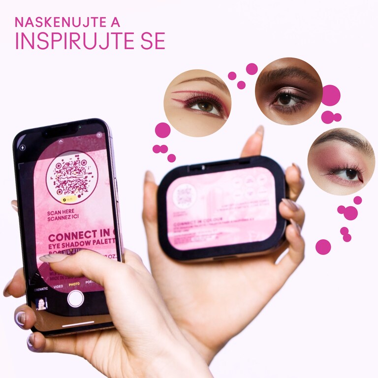 Connect In Colour Eye Shadow Palette: Rose Lens, 6.25g