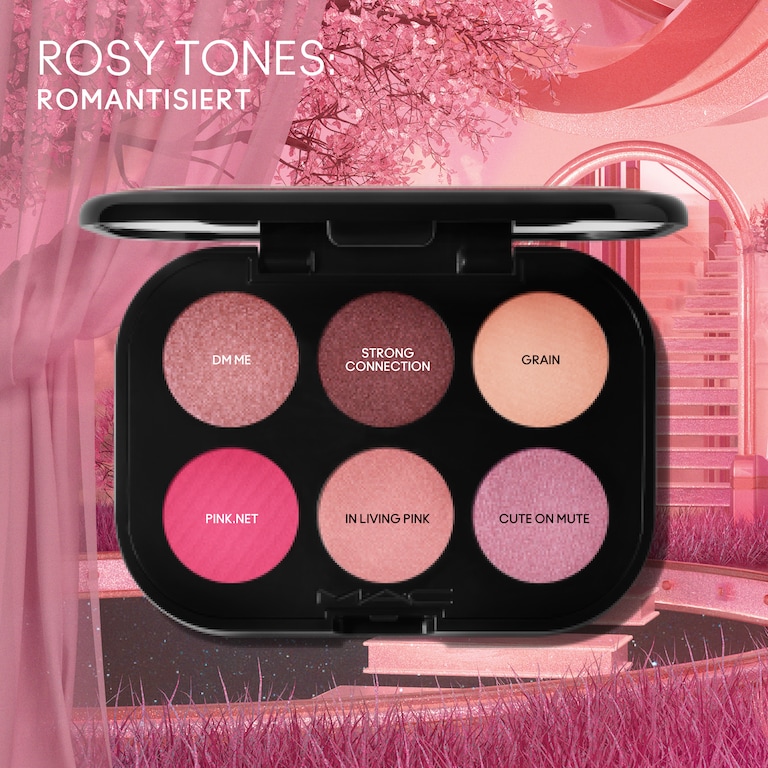 Connect In Colour Eye Shadow Palette: Rose Lens, 6.25g, Model