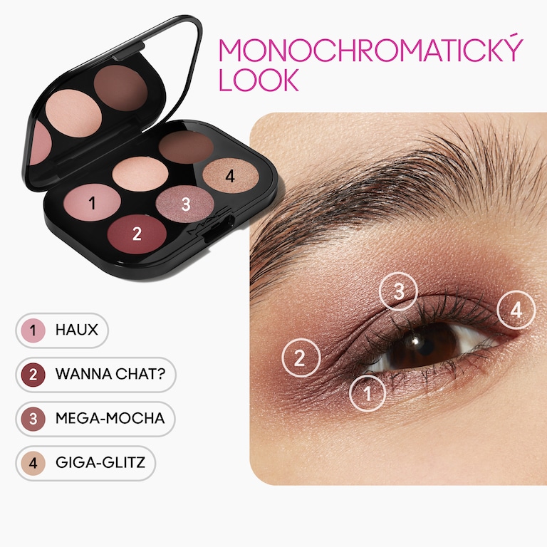 Connect In Colour Eye Shadow Palette: Embedded in Burgundy, 6.25g