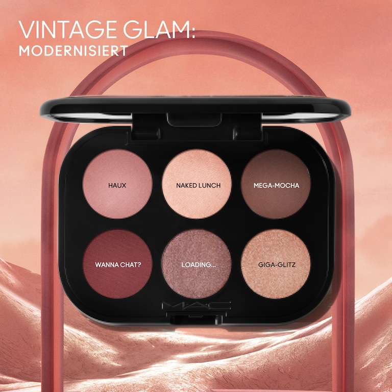 Connect In Colour Eye Shadow Palette: Embedded in Burgundy, 6.25g, Model