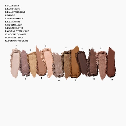 Connect In Colour Eye Shadow Palette: Unfiltered Nudes, 12.2 g, Multi, Smoosh