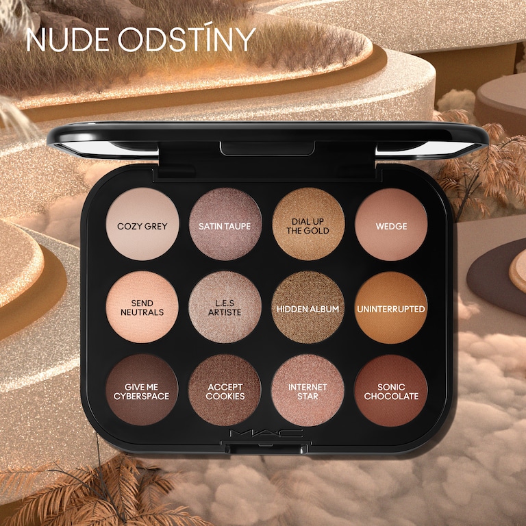 Connect In Colour Eye Shadow Palette: Unfiltered Nudes, 12.2g, Product Shot